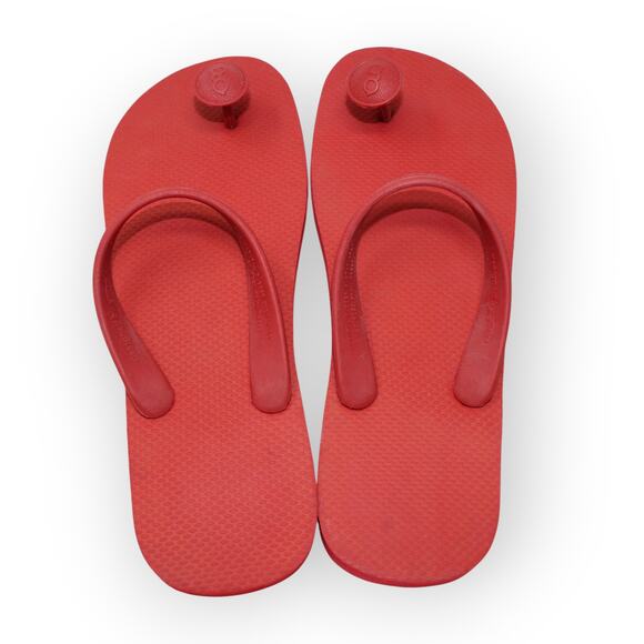 NEW Large (M9/10~W12) GURUS FlipFlop RED Eco Sandals - Picture 4 of 13
